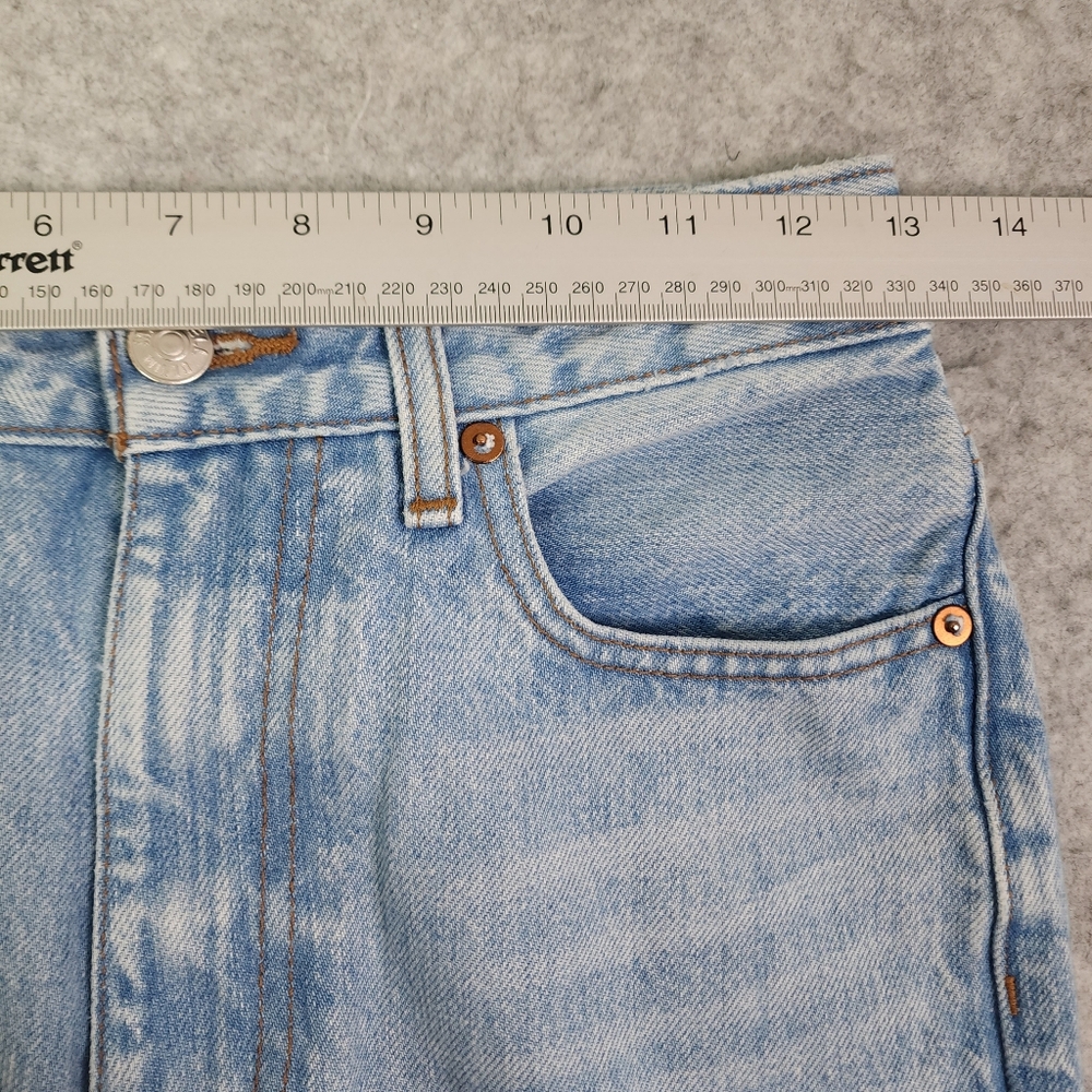 Madewell Curvy '90s Straight Jean Jeans Mercer Wash NM283 Blue Light Sz 24 - Picture 8 of 9